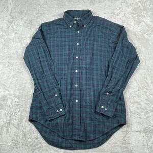 Ralph Lauren Yarmouth Plaid Flannel Button Down Long Sleeve Shirt